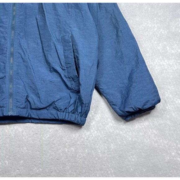 Vintage 80’s Nike Jacket Unisex Small Green Full Zip Quilted Lined Hooded - Picture 7 of 12